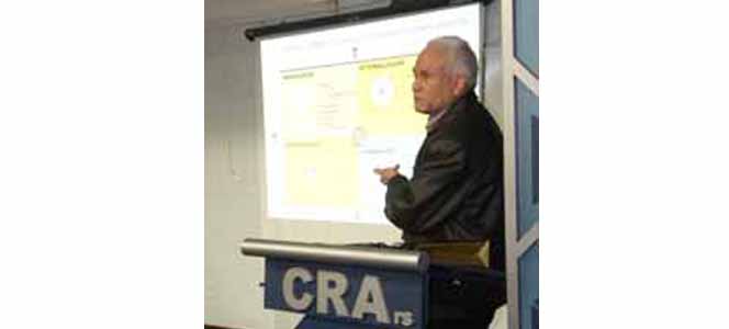 Palestra no CRA-RS abordou a Gestão do Conhecimento